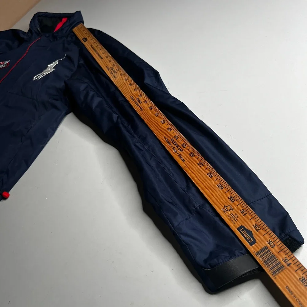 Polo Ralph Lauren RLX US Open 2005 Big Pony Windbreaker Jacket Mens XL Navy Blue